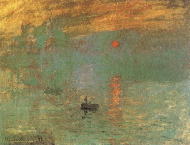 Claude Monet sunrise